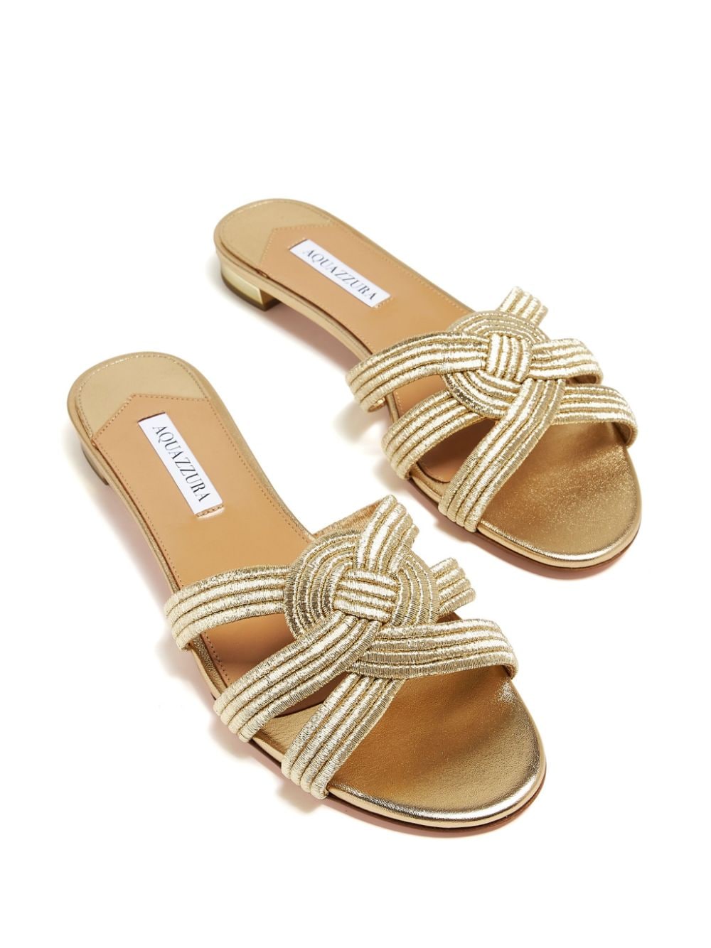 AQUAZZURA FLXFLAS0-NPL-SOGSOFT GOLD