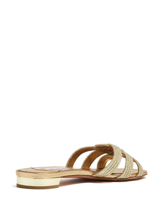 AQUAZZURA FLXFLAS0-NPL-SOGSOFT GOLD