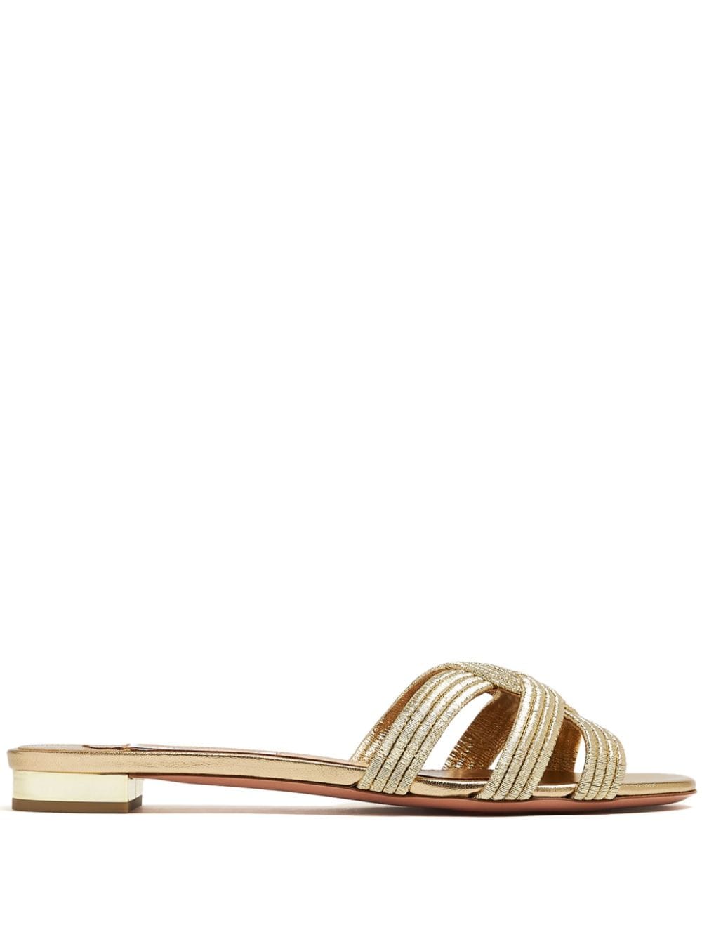 AQUAZZURA FLXFLAS0-NPL-SOGSOFT GOLD