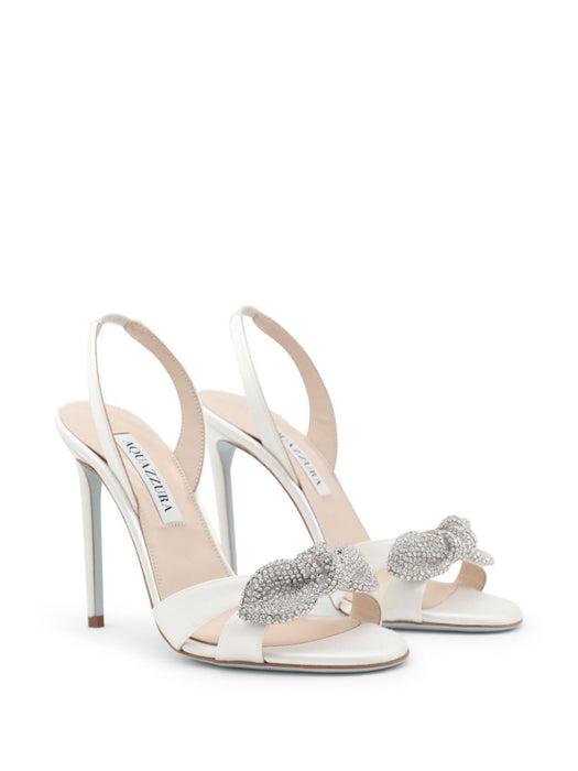 AQUAZZURA VBCHIGBD-SAT-FFFWHITE