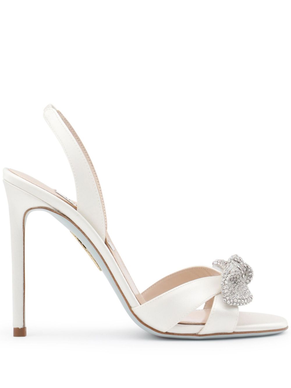 AQUAZZURA VBCHIGBD-SAT-FFFWHITE