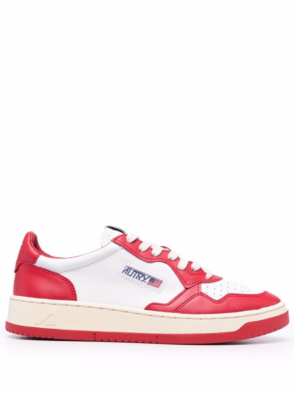 AUTRY AULMWB02LEAT WHITE RED