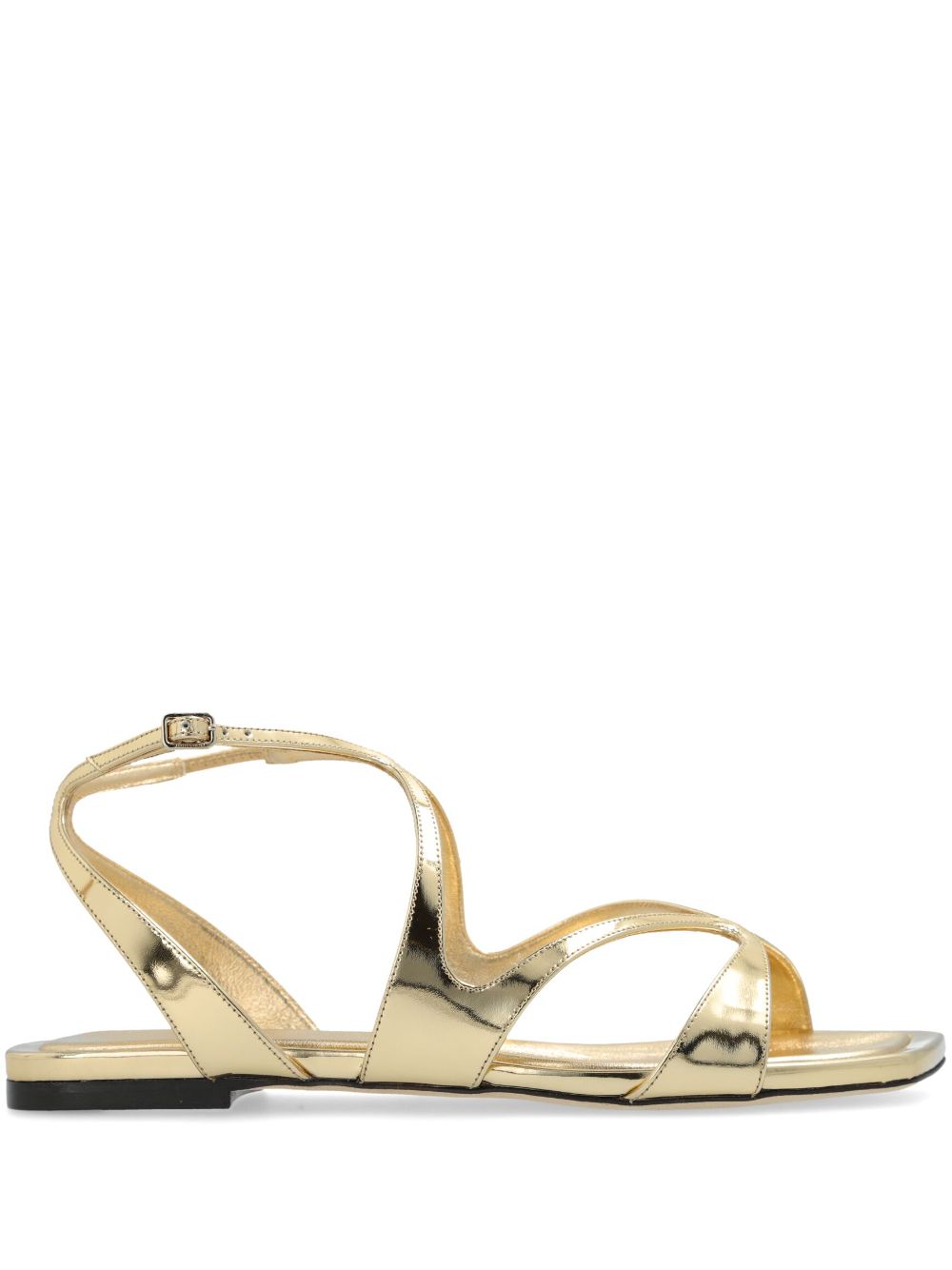 JIMMY CHOO AYLA FLATQUIGOLD