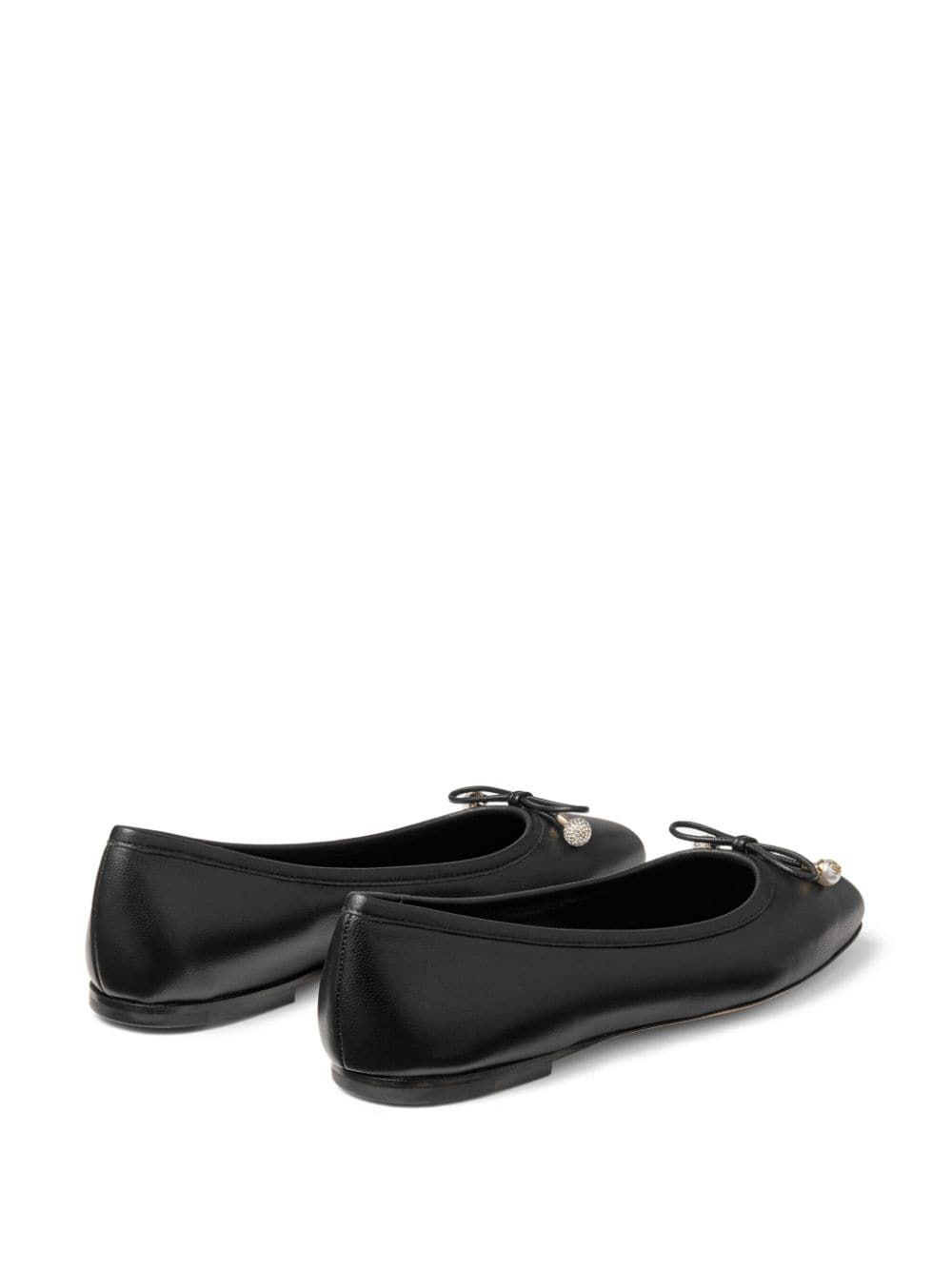 JIMMY CHOO ELME FLATNAPBLACK