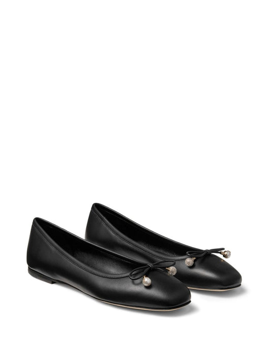 JIMMY CHOO ELME FLATNAPBLACK