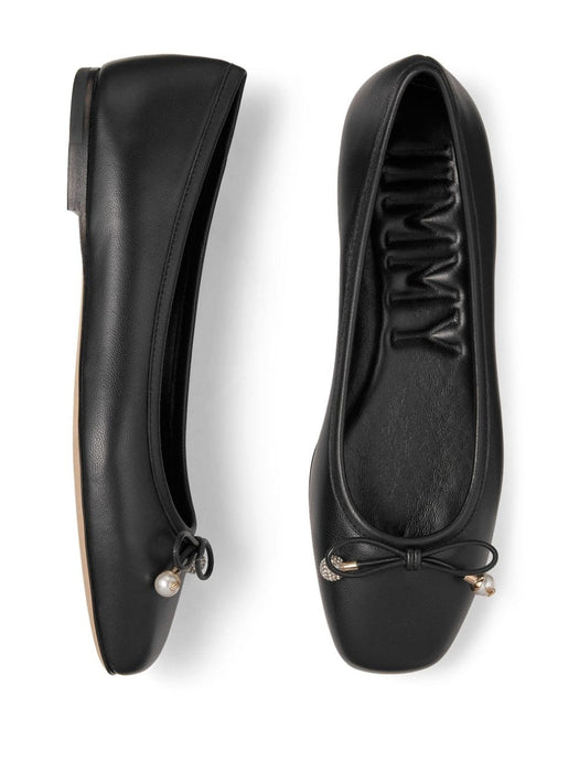 JIMMY CHOO ELME FLATNAPBLACK