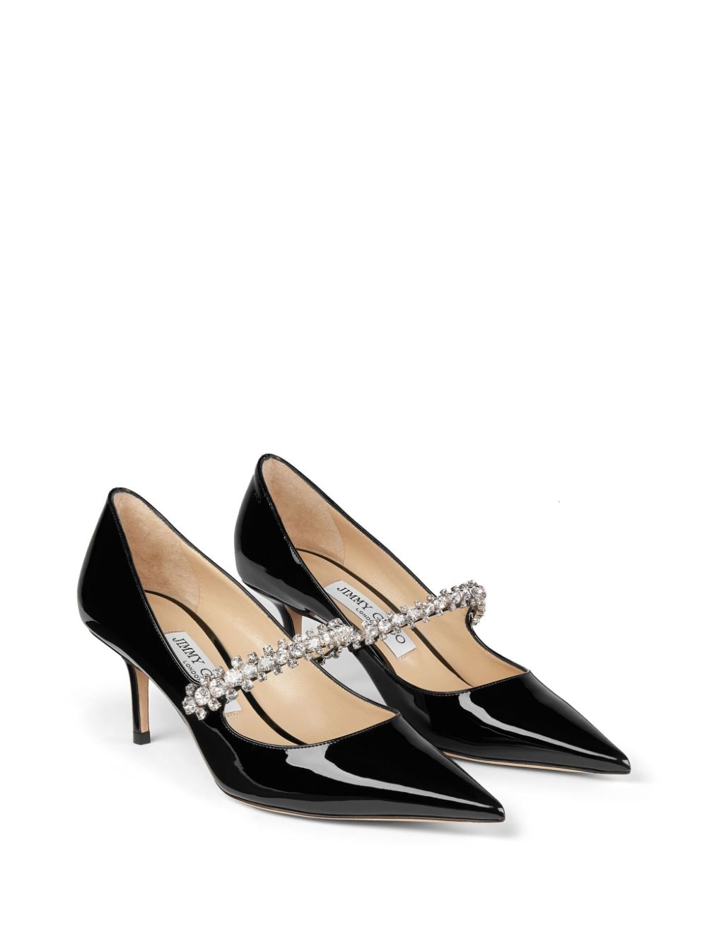 JIMMY CHOO BING PUMP 65PATBLACK